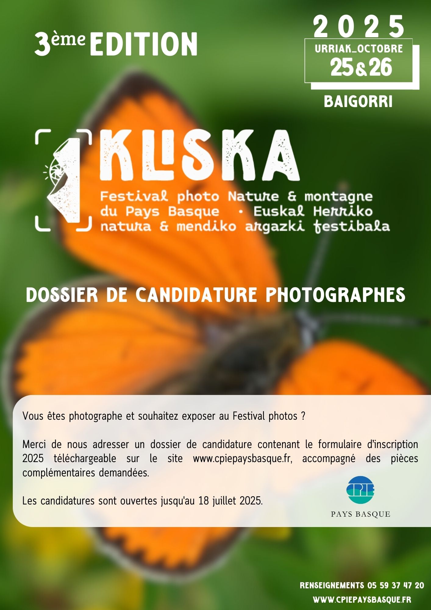 Visuel candidature photographes Kliska