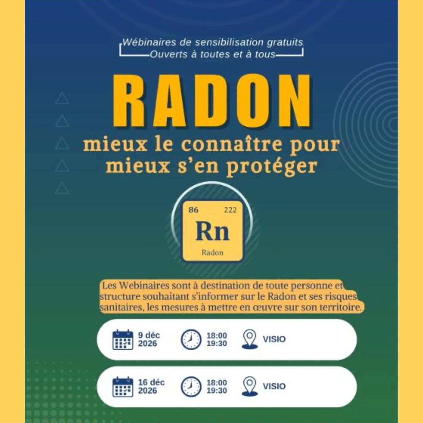 WEBINAIRE RADON